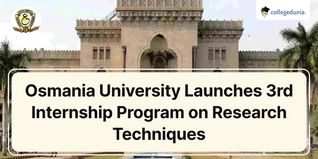 Osmania University Launches 3rd Internship Program on Research Techniques: Apply by January 19, 2024